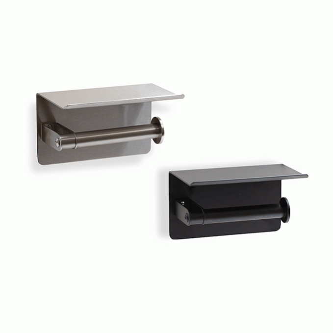 מחזיק משולב לנייר טואלט וטלפון נייד, עשוי נירוסטה, דגם RR26