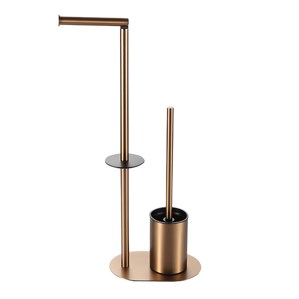 מעמד עם מתקן לנייר טואלט ומברשת לאסלה עגולה, דגם SH3026