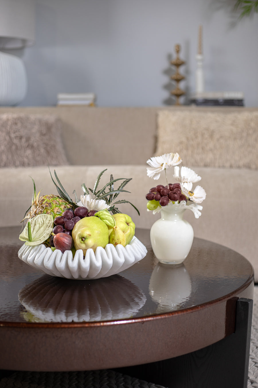 מגש אלמנט אוניקס ווייט L