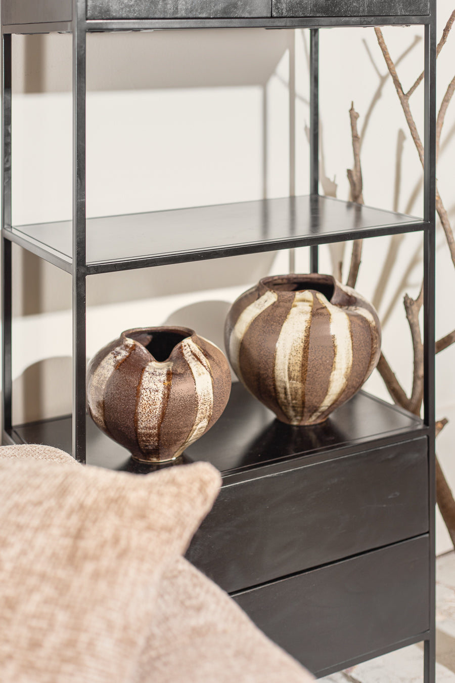 עציץ מונסון בראון S