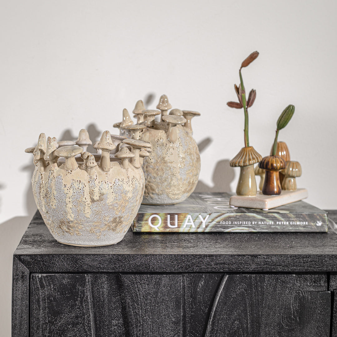 עציץ מאשרום ראונד בז' L