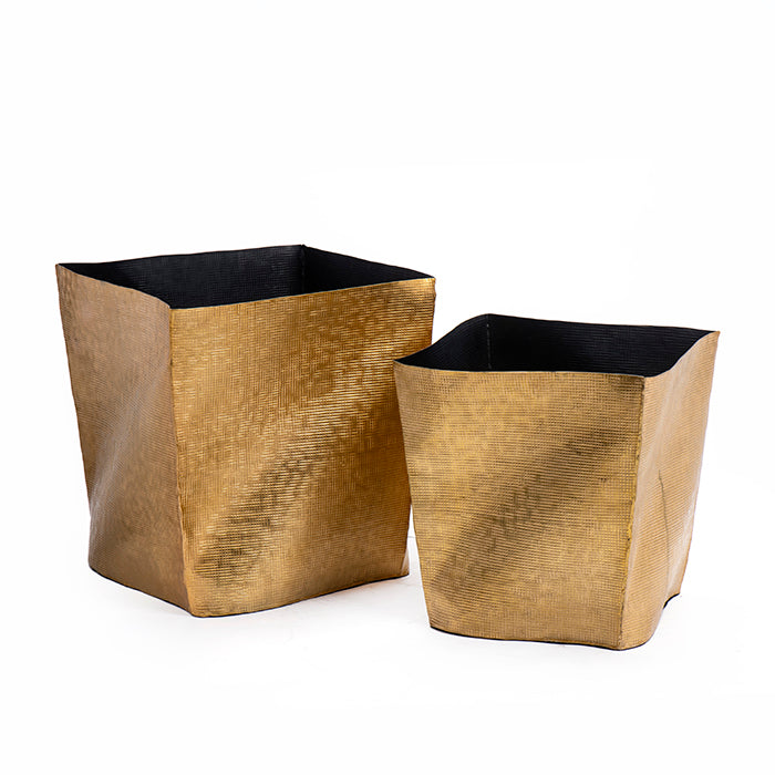 פלנטר דקו מרובע גולד