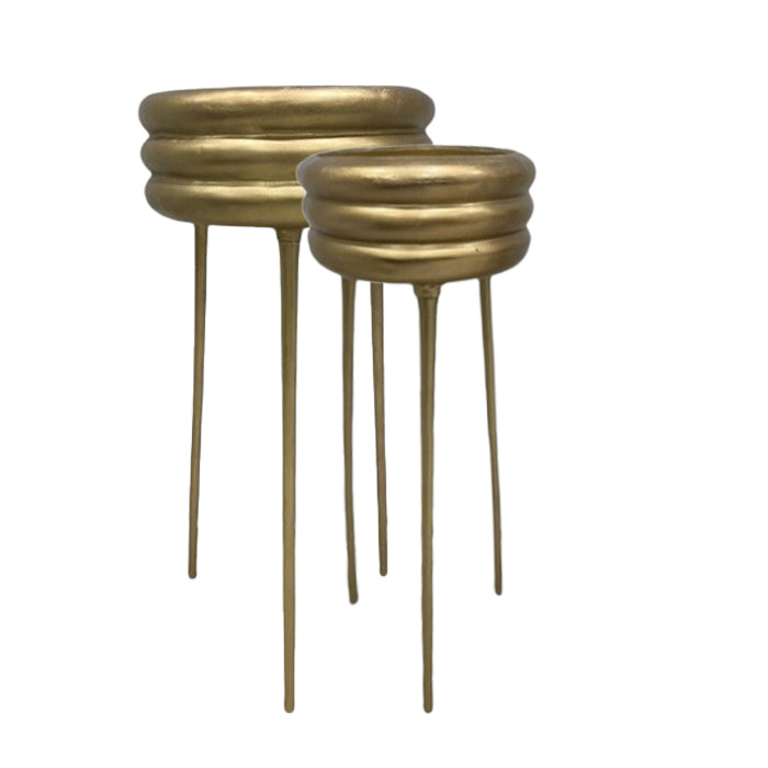 ואזה סטנד ריצפה סטרייפס גולד L