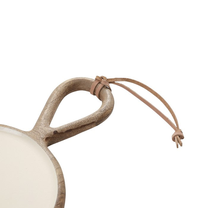 קרש הגשה עץ פאודר ווייט M