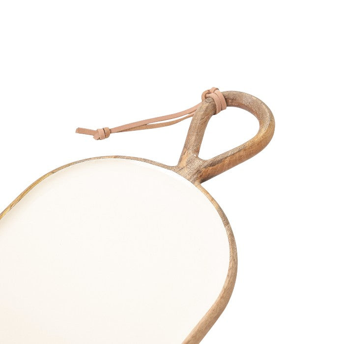 קרש הגשה עץ פאודר ווייט L