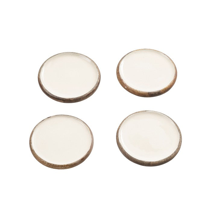 קוסטרס  עץ פאודר מוקה