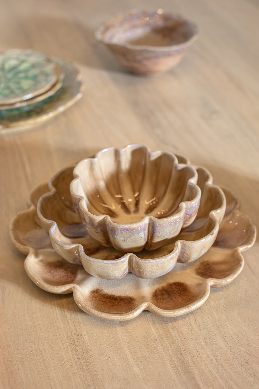 סרווינג פלייט ג'נסיס בז׳  20.5x19.5x5.5