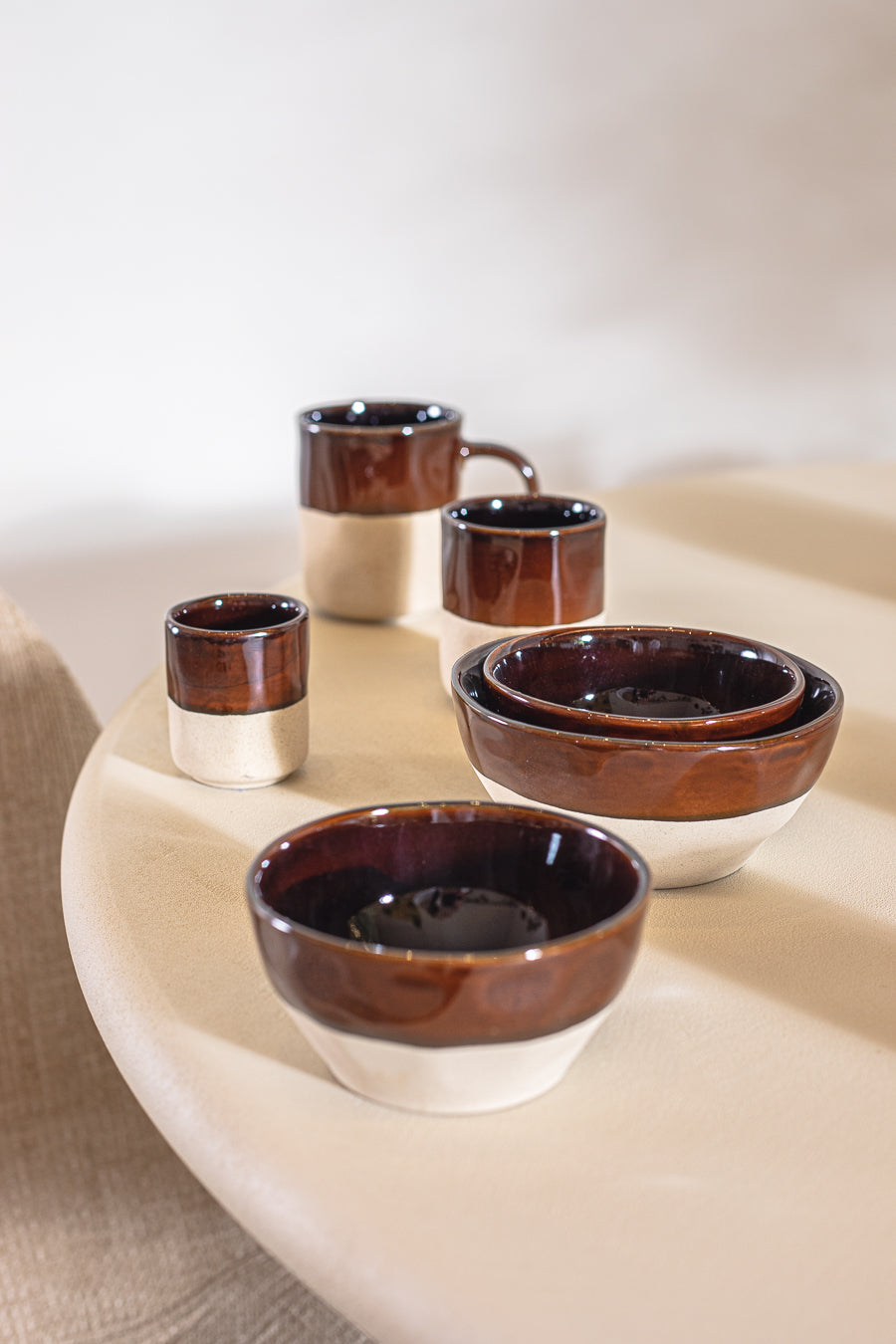 בול רטרו בראון - רביעייה