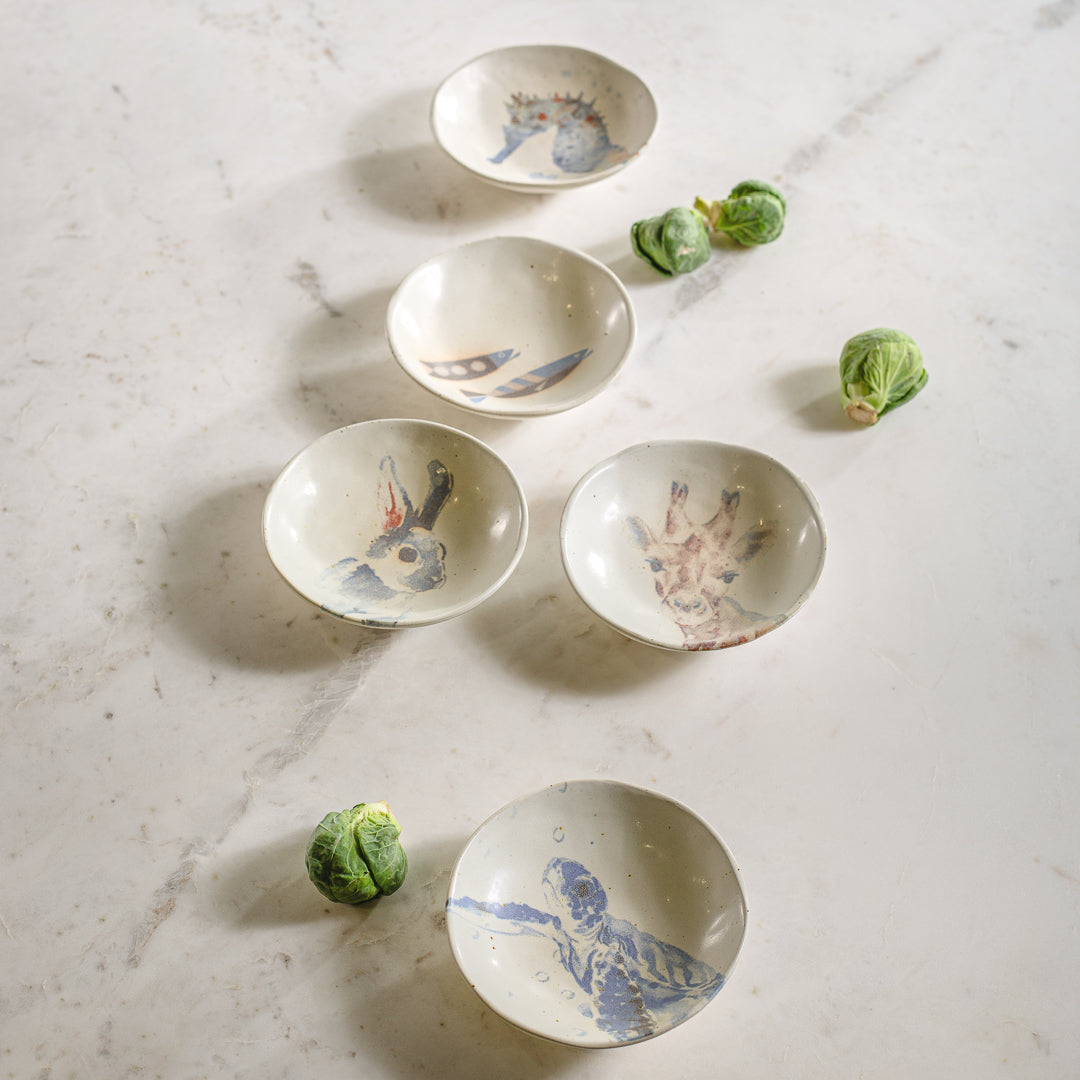 צלחת ZOO ראביט-שישייה